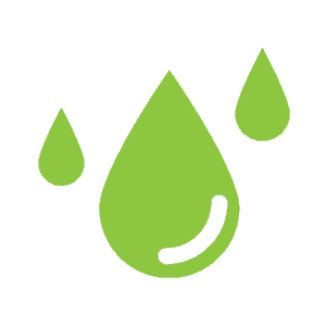 green water droplet icon